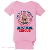 Elect A Clown Expect A Circus Funny Antitrump Baby Bodysuit thumb 0