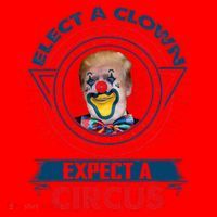 Elect A Clown Expect A Circus Funny Antitrump Santa Hat thumb 1