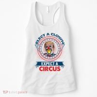 Elect A Clown Expect A Circus Funny Antitrump Women's Tank Top thumb 0