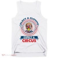 Elect A Clown Expect A Circus Funny Antitrump Tank Top thumb 0