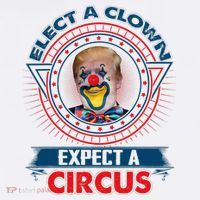 Elect A Clown Expect A Circus Funny Antitrump Kids Sweatshirt thumb 2