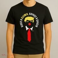 Elect A Clown Expect A Circus Funny Anti Trump Graphic T-Shirt thumb 3
