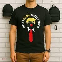 Elect A Clown Expect A Circus Funny Anti Trump Graphic T-Shirt thumb 6