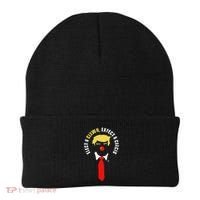 Elect A Clown Expect A Circus Funny Anti Trump Graphic Beanie thumb 0