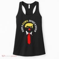 Elect A Clown Expect A Circus Funny Anti Trump Graphic Women's Tank Top thumb 0