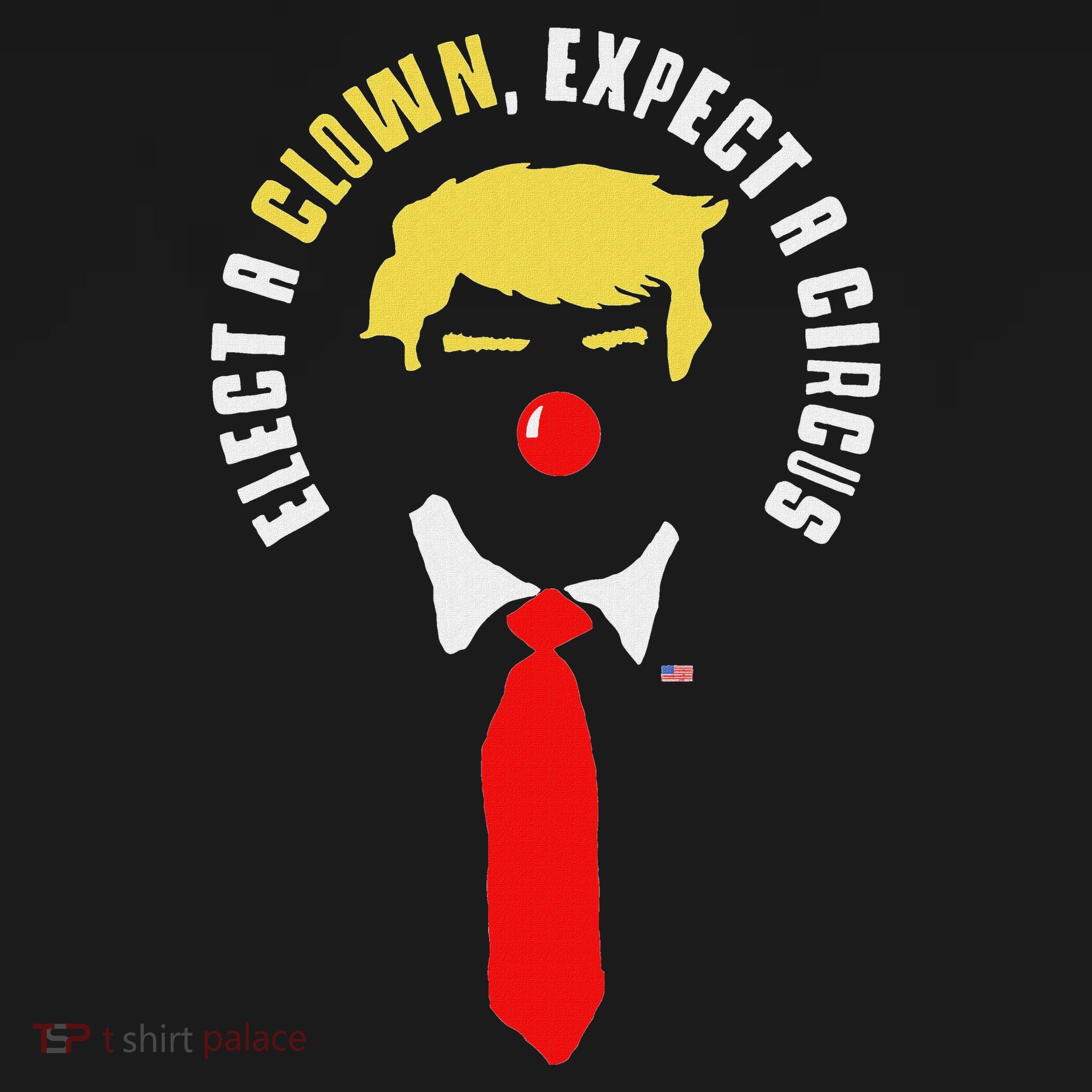 Elect A Clown Expect A Circus Funny Anti Trump Graphic Women's Tank Top