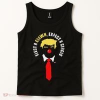 Elect A Clown Expect A Circus Funny Anti Trump Graphic Tank Top thumb 2