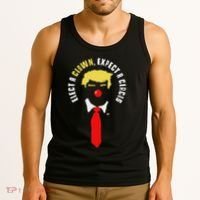 Elect A Clown Expect A Circus Funny Anti Trump Graphic Tank Top thumb 3