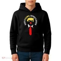 Elect A Clown Expect A Circus Funny Anti Trump Graphic Kids Hoodie thumb 4