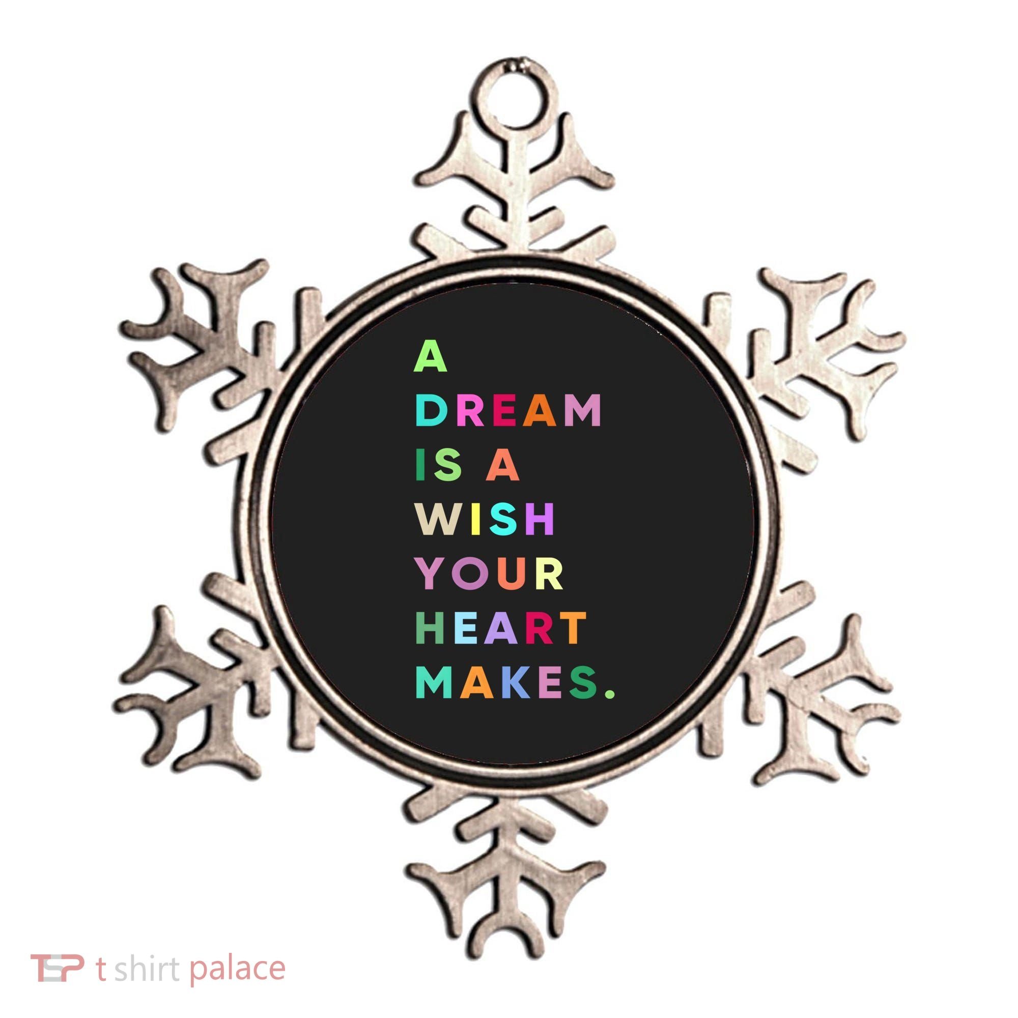 Enjoy A Dream Is A Wish Your Heart Makes Cool Quotes Graphic Gift Ornament