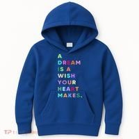 Enjoy A Dream Is A Wish Your Heart Makes Cool Quotes Graphic Gift Kids Hoodie thumb 0