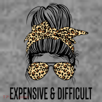 Expensive And Difficult Funny Bougie Bougee Messy Bun Cool Gift Toddler Hoodie thumb 2