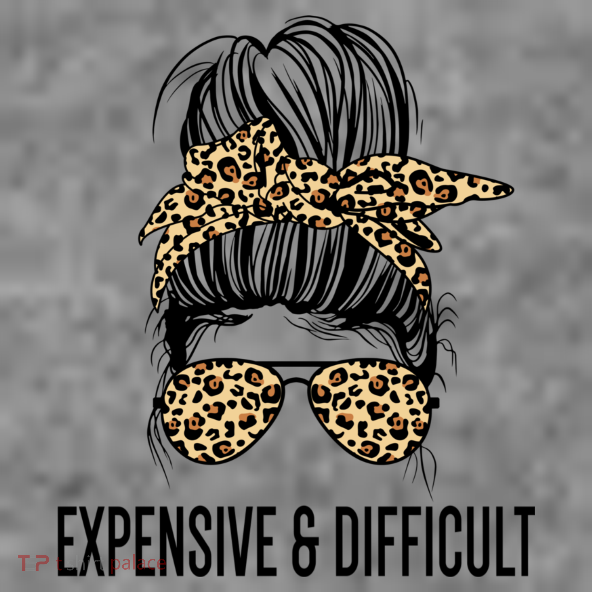Expensive And Difficult Funny Bougie Bougee Messy Bun Cool Gift Toddler Hoodie