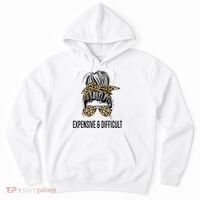 Expensive And Difficult Funny Bougie Bougee Messy Bun Cool Gift Hoodie thumb 0