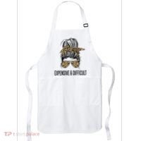 Expensive And Difficult Funny Bougie Bougee Messy Bun Cool Gift Apron thumb 0