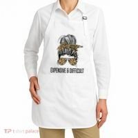 Expensive And Difficult Funny Bougie Bougee Messy Bun Cool Gift Apron thumb 2