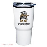 Expensive And Difficult Funny Bougie Bougee Messy Bun Cool Gift Tumbler thumb 0