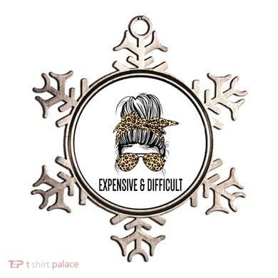 Expensive And Difficult Funny Bougie Bougee Messy Bun Cool Gift Ornament