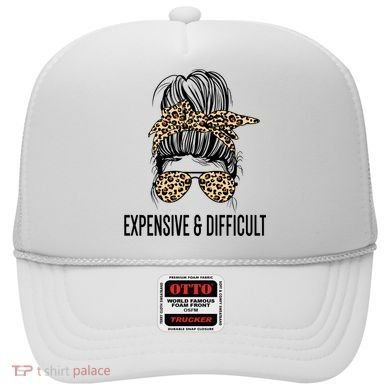 Expensive And Difficult Funny Bougie Bougee Messy Bun Cool Gift Hat