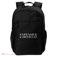 Expensive And Difficult Funny Humor Sarcastic Cool Backpack thumb 0