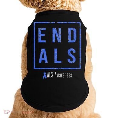 End Als, Distressed Als Awareness Doggie Tank