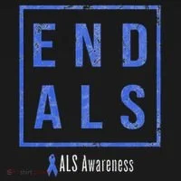 End Als, Distressed Als Awareness Doggie Tank thumb 4
