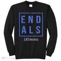 End Als, Distressed Als Awareness Sweatshirt thumb 0