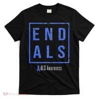 End Als, Distressed Als Awareness T-Shirt thumb 0