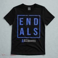 End Als, Distressed Als Awareness T-Shirt thumb 5