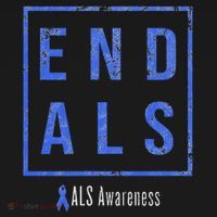 End Als, Distressed Als Awareness Tall T-Shirt thumb 4