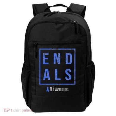 End Als, Distressed Als Awareness Backpack