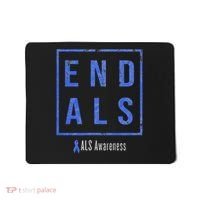 End Als, Distressed Als Awareness Mousepad thumb 0