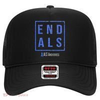 End Als, Distressed Als Awareness Hat thumb 0