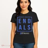 End Als, Distressed Als Awareness Women's T-Shirt thumb 4