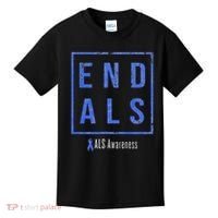 End Als, Distressed Als Awareness Kids T-Shirt thumb 0