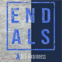 End Als, Distressed Als Awareness Kids Colorblock Raglan Jersey thumb 2