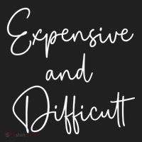 Expensive And Difficult Funny Bougie Bougee Gift Women's Sweatshirt thumb 2