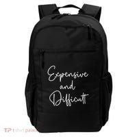 Expensive And Difficult Funny Bougie Bougee Gift Backpack thumb 0