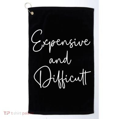 Expensive And Difficult Funny Bougie Bougee Gift Golf Towel