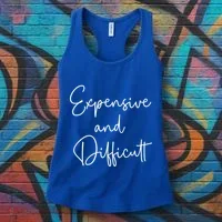 Expensive And Difficult Funny Bougie Bougee Gift Women's Tank Top thumb 3