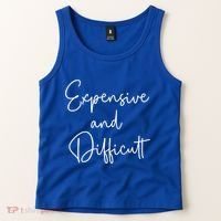 Expensive And Difficult Funny Bougie Bougee Gift Tank Top thumb 2