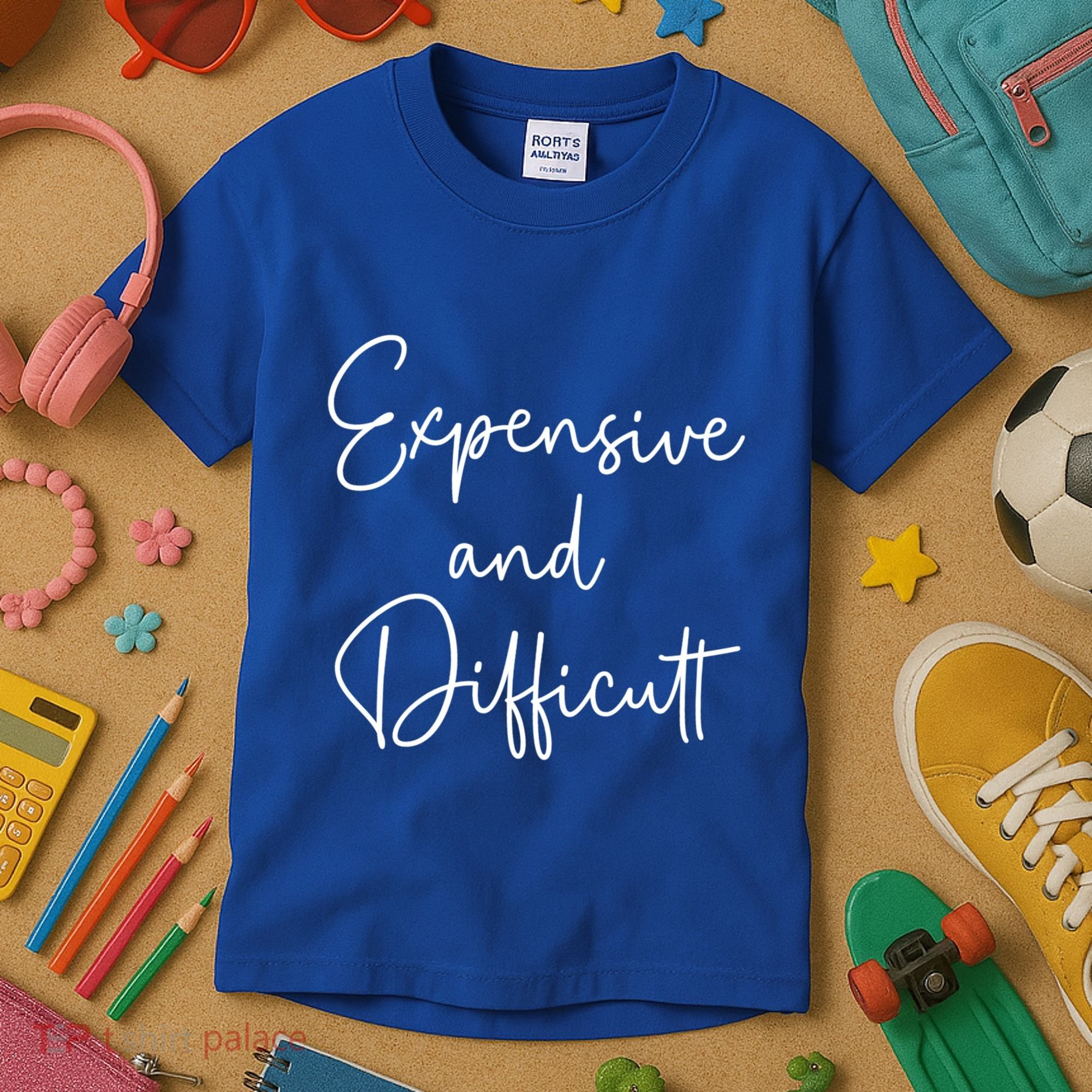 Expensive And Difficult Funny Bougie Bougee Gift Kids T-Shirt