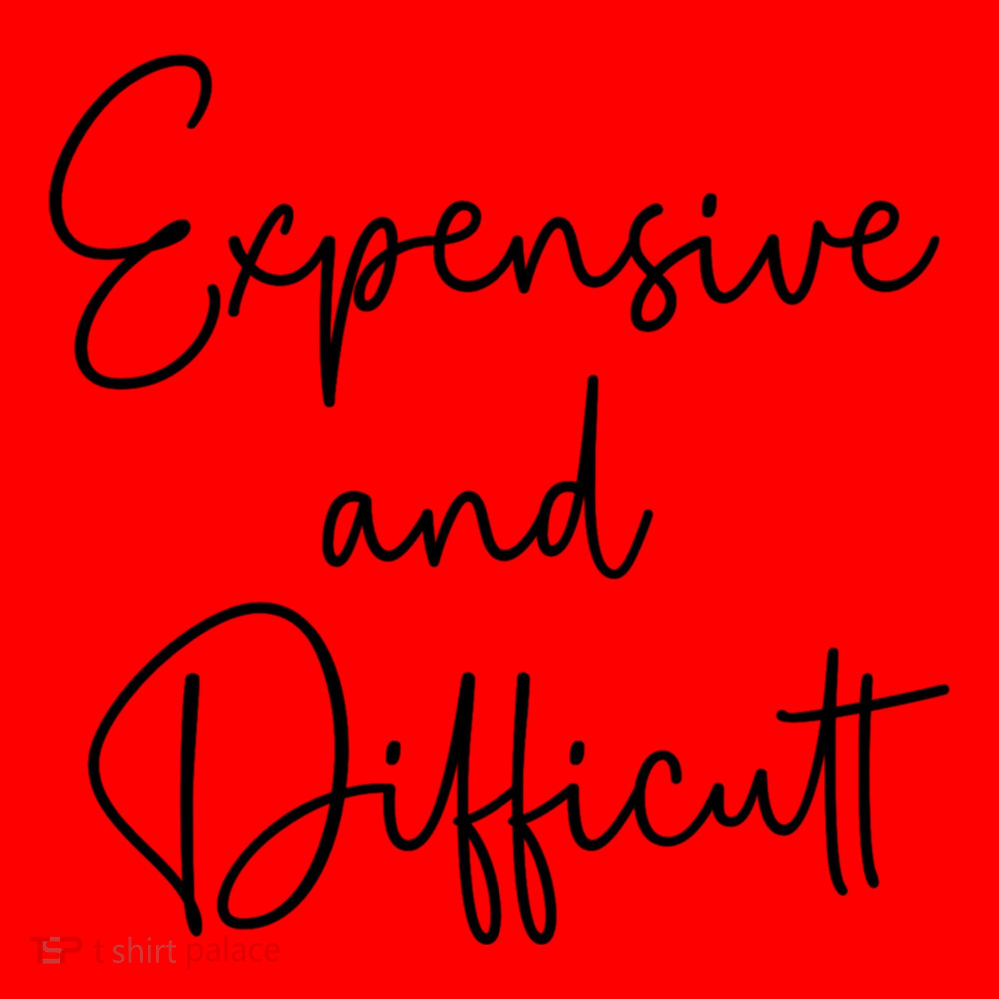 Expensive And Difficult Funny Bougie Bougee Gift Santa Hat