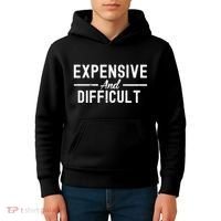 Expensive And Difficult Funny Mom Life Kids Hoodie thumb 4
