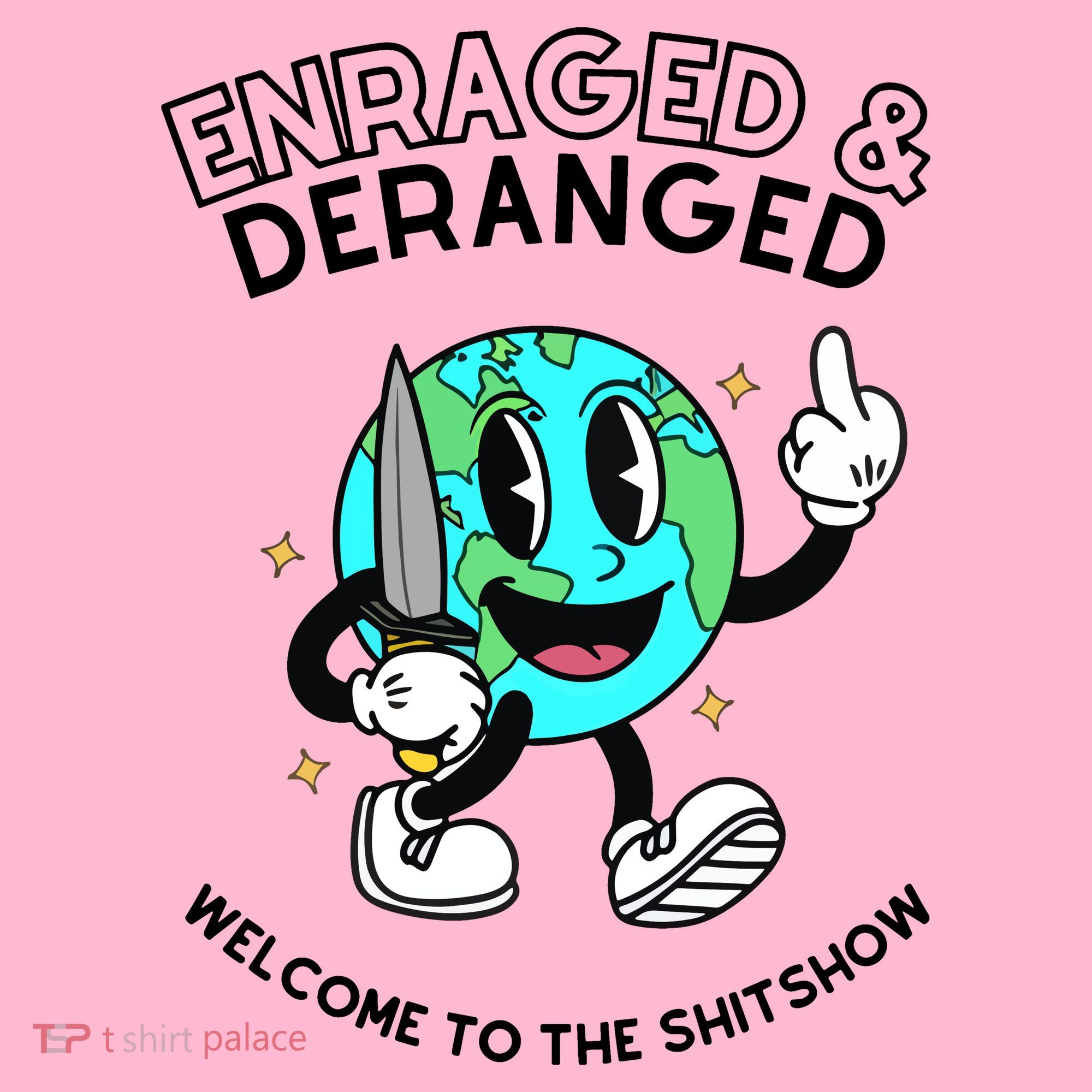 Enraged And Deranged Welcome To The Shit Show Coaster