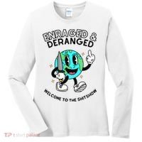Enraged And Deranged Welcome To The Shit Show Women's Long Sleeve Shirt thumb 0