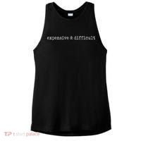 Expensive And Difficult Funny Bougie Bougee Ladies PosiCharge Tri-Blend Wicking Tank thumb 0