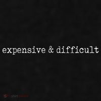 Expensive And Difficult Funny Bougie Bougee Ladies PosiCharge Tri-Blend Wicking Tank thumb 2