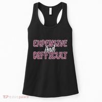 Expensive And Difficult Funny Mom Life For Bougie Women Women's Tank Top thumb 0