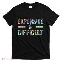 Expensive and Difficult Funny Bougie Bougee Vintage TieDye T-Shirt thumb 0